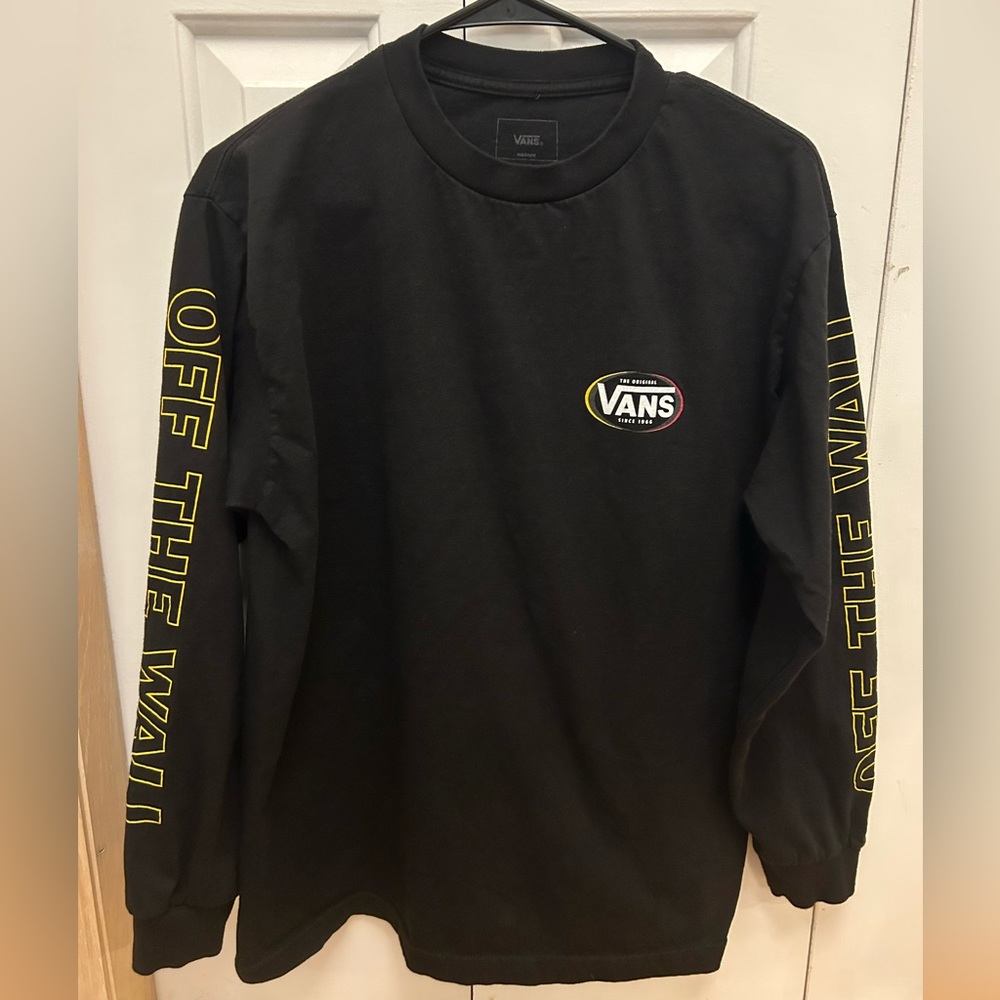Black Vans Men’s Long Sleeve